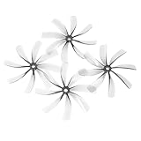 HOMSFOU FPV Racing Propeller für robuste Duct Stabile Geräuscharme Multicopter-Propeller Schnelle Montage Langlebig Aerodynamisch Optimiert für Cinewhoop Drohnen und FPV Racing