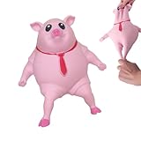 Stress Schwein, Schwein Quetsch Spielzeug, Anti Stress Schwein, Kreatives Dekompressions Piggy, Anti Stress Schwein Rosa, Stress Spielzeug, Anti-Stress-Spielzeug für Kinder und Erwachsene