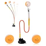 KYSUN Tischtennis Trainer, Ping Pong Tischtennistrainer Feste Rapid Rebound Ball Clip Trainingsmaschine, PVC-Justierbarer Tischtennisball Sauger Training Ball Trainer, für Tischtennis-Training