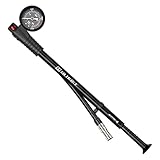 Diyife Federgabel Dämpferpumpe, 300 PSI Hochdruck Mini Stoßdämpfer Pumpe, Gabelpumpe mit Manometer für Federgabel & Heckfederung, MTB, Fahrrad, Rollstuhl, Schrader/Presta - Schwarz