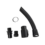 TorqCore 4-teiliger Staubsaugerschlauch, passend for Karcher WD1 WD6. Zubehöranschluss-Set, Kompatibilität mit Modellen Flexibler Staubsaugerschlauch