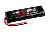 Kraftmax RC Hochleistungs Akku mit Tamiya-Stecker - 7,2V / 5000mAh / NiMH - Racing-Pack Inline L2x3