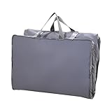 Koffertasche, Reisetasche, 73 x 44 cm, leicht, Roll-Kompressions-Organizer, Packwürfel für Flugzeuge, Reisen, Damen, Herren, Workout-Kleidung, Fitnessstudio, grau, Refer to description, Unisex