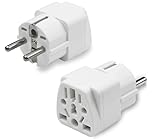 Adapter für Stecker aus Großbritannien für Frankreich, Adapter für Stecker aus den USA für Frankreich,