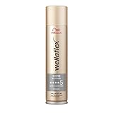 Wellaflex Shine & Hold Haarspray für Frauen | Bis zu 48 Std. ultra starker Halt | Für luxuriösen, natürlichen Glanz | Sanft zur Kopfhaut, dermatologisch getestet | Vegane Formel | Haltegrad 5 | 250ml