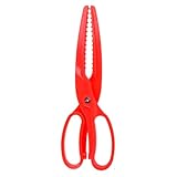 Angelzange, Fischwerkzeug, Fisch, Metall, Angelhaken-Entferner, Werkzeug zum Angeln für Angler, Robustes Angelzubehör zum Fangen und Freilassen, Ausrüstung für Angelbegeisterte Jlq804 (Red, 25X8cm)