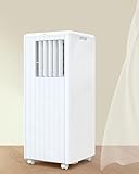 Klimaanlage Mobil 9000 BTU 2,6kW, Kühlen&Ventilieren&Entfeuchten, Mobiles Klimagerät mit abluftschlauch für Räume bis 80m³(31㎡), Leiser Betrieb