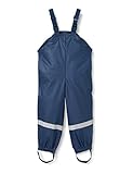 Playshoes Matschhose Regenlatzhose Ungefüttert Unisex Kinder Wind- und wasserdichte Regenhose Regenbekleidung, marine, 104