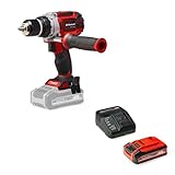 Einhell Professional Akku-Bohrschrauber TP-CD 18/60 Li BL Power X-Change (18 V, bürstenloser Motor, 13mm-Metallbohrfutter, 2-Gang-Getriebe, inkl. 4,0 Ah PLUS Akku und Ladegerät)