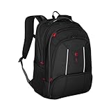 WENGER Carbon Pro Laptop-Rucksack mit Tabletfach, Notebook bis 17 Zoll, Tabletfach, 33 l, Damen Herren, Büro Business Uni, Schwarz, 653129