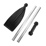 DINHEAROM 1 Satz Aluminium Paddel für Kajaks und Schlauchboote Abnehmbar Leicht Vielseitig Einsetzbar Geeignet für Angeln Flussfahrten und Freizeitaktivitäten Robust und Langlebig