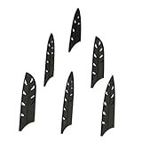 DEARMAMY 10 Stück Teiliges Messerschutzhüllen Kunststoff Klingenschutz sleeves für Küchen Fleischermesser Strapazierfähige Messerhüllen Einfach zu Verwenden Kratzfest Praktisches