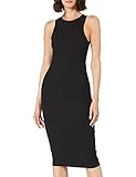 VERO MODA Damen Vmlavender Sl Calf Dress VMA Noos Kleid, Black, S