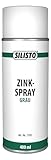 Silisto Zinkspray 80/81-6x 400ml Dose - Korrosionsschutz für Schweißnähte, Reparaturen & blankes Metall - Metallschutzspray für Zäune, Geländer & Industrieanwendungen