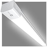 LED Feuchtraumleuchte 120CM Kaltweiss, LED Deckenleuchte Feuchtraum 36W 3600LM, Kellerlampe IP66 Wasserfest, Garagenlampe röhre Sehr Hell, Werkstattlampe LED Feuchtraumlampe für Keller Garage Büro