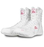 Lonsdale Unisex Heskin Boxschuhe, White/Red, 44 EU