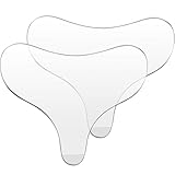 HENGBIRD Dekollete Pads Antifalten Silikon Set – 2 Stück Nackenfalten Pads & Brust Dekollete Anti Falten Pad Wiederverwendbar – Dekoltee Pad Haut Glätten Silikonpflaster für Frauen Schlaf & Alltag