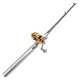 DIGIFLEX Mini Angel mit Goldener Angelrolle in einem silbernen Stift