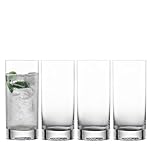 Zwiesel Glas Echo Longdrink Gläser (4er Set), Bargläser für Longdrinks, spülmaschinenfeste, maschinell hergestellte Tritan-Kristallgläser, Made in Germany (453.6 g)