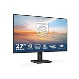 Philips 27E1N1100A - 27 Zoll Full HD Monitor, eingeb. Lautsprecher, 1 ms Reaktionszeit (1920x1080, 100 Hz, VGA, HDMI 1.4) schwarz