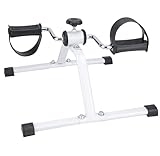 Trintion Mini Pedaltrainer 48×41×30 cm – Arm- und Beintrainer für Zuhause Faltbares Heimtrainer Fitnessgerät für Büro, Wohnzimmer und Gym Verstellbarer Widerstand