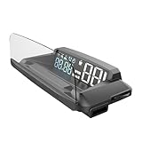 Head-Up-Display Auto HUD für Ford Ka 1996–2021 2016 2017 2018 2019 2020, universelle Dual System Geschwindigkeitsmesser, USB Plug & Play HUD, Flüssige Geschwindigkeitsanzeige