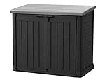 Keter 17199416 Mülltonnenbox Store it Out Max, Schwarz, 1.200L