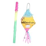 MILISTEN 1 Satz Kindergeburtstagsfeiern Rhombus Form Piñata mit Füllung Festlichkeiten und Spiele Schlagstock Sicher