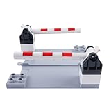 Lego® DUPLO® Bahnübergang mit Schranken – 7-teiliges Set | Perfekte Ergänzung für DUPLO Eisenbahn | Bewegliche Schranken