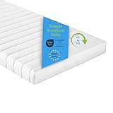 Bodyprotect 10 cm Matratzenauflage 90 x 200 Kaltschaum Topper, Matratzentopper mit Härtegrad 2 & 3, Matratzenschoner Ökotex Zertifiziert, Made in EU