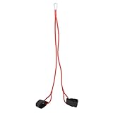 Trainings Band Arm Kraft Training, Arm Training Zug Zug Seil, Weiches Latex Elastisches Fitness Band für Gym Workout Portable Zielt Effektiv auf Thrkout Experience Hals, (Rot)