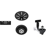 Blanco Ab und Überlauf InFino Siebkorbventil Überlaufgarnitur für Color Unit Spüle, schwarz