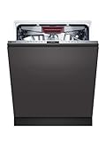 NEFF S157ECX21E, N 70, Smarter Geschirrspüler Vollintegriert, 60cm, Besteckschublade, Made in Germany, automatische Türöffnung, besonders leise Spülmaschine, für hartnäckige Verschmutzungen, Aqua Stop