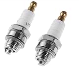 5 Stück Zündkerze L7T Universal Ersatz kompatibel mit NGK BPMR7A, B6HS, B4-LM und Bo-sch WSR6F, WSR5F & Weitere Typen, für Rasenmäher Kettensäge Pinselschneider Garten Strimmer Trimmer 2-Takt-Motor