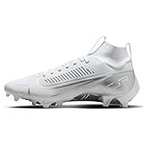 Nike Vapor Edge Pro 360 2 Herren Fußballschuhe (DA5456-001, Black/White-Black), Weiß/Metallic-Silber-Weiß, 45 EU