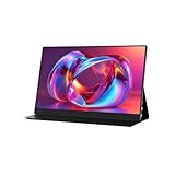 YANG11FAN Tragbarer Monitor Touch Tragbarer Monitor 15,6 Zoll Full HD 1080p HDR10 Erweiterter Bildschirm Externer Monitor