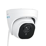 Reolink 5MP HD Überwachungskamera Aussen, PoE Dome IP Kamera, 2,8mm Objektiv 100° Weitwinkelansicht, Intelligente Personen-/Fahrzeugerkennung, 30m IR Nachtsicht, bis zu 256GB microSD Karte, RLC-520A