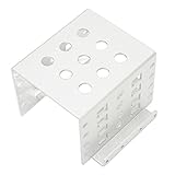 TOPINCN Aluminium-Montagegestell, Einfaches Installationsset für 2,5-Zoll-Festplatten und IDE-Anschlüsse (Silver)
