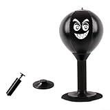 Boxsack für den Schreibtisch, mit robustem Saugfuß für Boxübungen und Hand-Augen-Koordination (1)