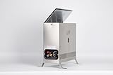 Gazcamp Propangas-Heizung bis 2,0 kW/h - Tragbar, Outdoor, Gewächshaus - Edelstahl - 2000 W, 2500 W, 2 kW - Einstellbares Thermostat (7°C - 32°C) - Bodenmontage, Wandmontage