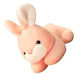 Parliky Plüsch Hase Kuscheltier Rosa Weiches Kawaii Bunny Stofftier und Dekoration Liebevoll Gefertigtes Plüsch Kaninchen für Junge Mädchen und Mädchen Geschenk zum Geburtstag und Fest