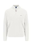 FYNCH-HATTON Pullover aus Baumwolle mit Zopfstrickmuster New Offwhite/S