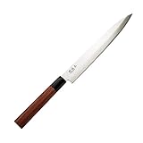 KAI Seki Magoroku Redwood Yanagiba 21,0 cm Klingenlänge - 1K6 Edelstahl mit 57 (±1) HRC - hochglanzpolierte Klinge - Pakkaholz Red Wood - Handgefertigt in Japan