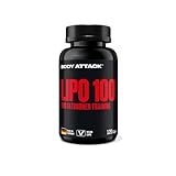 BODY ATTACK LIPO 100-120 Kapseln - Mit Lipocholine®, 200 mg Koffein, Ginseng & Grüner Tee Extrakt - Zusätzliche B-Vitamine und Zink - Für Fatburner Training, Diät & Abnehmen - Made in Germany