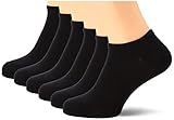 Nur Die 6er Pack Sneaker Socken aus weicher & atmungsaktiver Baumwolle Kurzzsocken Damen