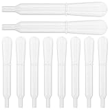 NOLITOY 30 Stück Tattoo Farbpipetten aus Kunststoff mit Skala Kleiner Tropfflaschen für Flüssigkeitstransfer Airbrush und Tattoo Zubehör