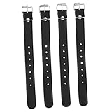 VICASKY 4Stücke Langlebige PU Riemen Für Fahrradkorb Abnehmbare Lenkerkorbgurte Für Kinderfahrräder Zubehör Für Vordere Lenkerkörbe