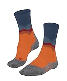 FALKE Herren Wandersocken TK2 Explore M So Wolle Funktionsmaterial antiblasen dick 1 Paar, Blau Enzian 6570 Crest, 39-41