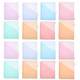 PRETYZOOM 2 Satz Din A4 Trennblätter mit Taschen und Registern Kunststoff Registerblätter für Ringordner Ordner Organizer für Schule Büro mit Transparenten Fächern