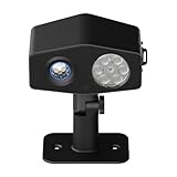 Govee Led Outdoor Schneeflocken Projektor, RGBW Wasserwellenprojektor mit 20 Gobos, IP67 wasserdicht Projektionslampe, 58 Szenenmodi für Festivals, Funktioniert mit Alexa, Matter, Google Assistant